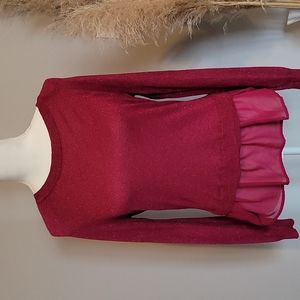 A.N.A sparkly Magenta sweater size M